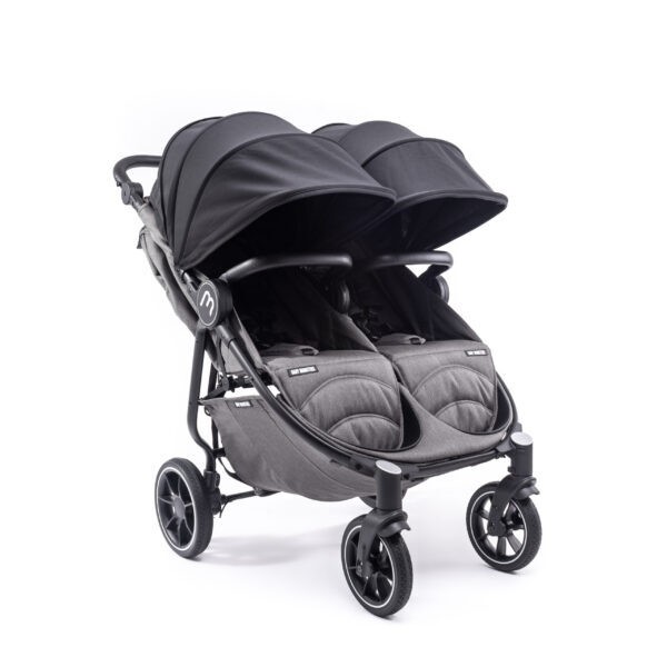 עגלת תאומים בייבי מונסטרס Easy Twin 4 - שחור עגלת תאומים בייבי מונסטרס Easy Twin 4 - שחור