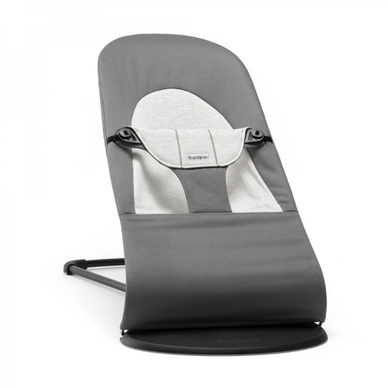 טרמפולינה לתינוק Baby Bouncer כותנה - אפור כהה/אפור Dark Gray/Gray בייבי ביורן טרמפולינה לתינוק Baby Bouncer כותנה - אפור כהה/אפור Dark Gray/Gray בייבי ביורן