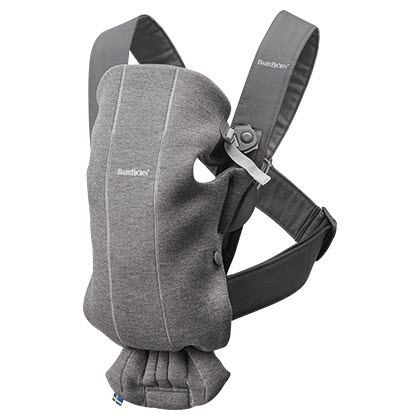 מנשא תינוק מיני Mini בד ג’רסי 3D - אפור פחם Charcoal grey בייבי ביורן מנשא תינוק מיני Mini בד ג’רסי 3D - אפור פחם Charcoal grey בייבי ביורן