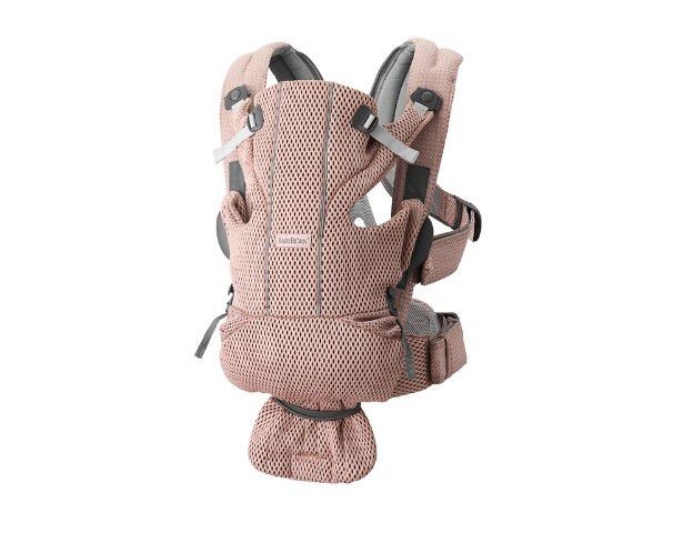 מנשא תינוק מוב Move הכולל ריפוד מבד נושם 3D MESH - ורוד Dusty pink בייבי ביורן מנשא תינוק מוב Move הכולל ריפוד מבד נושם 3D MESH - ורוד Dusty pink בייבי ביורן