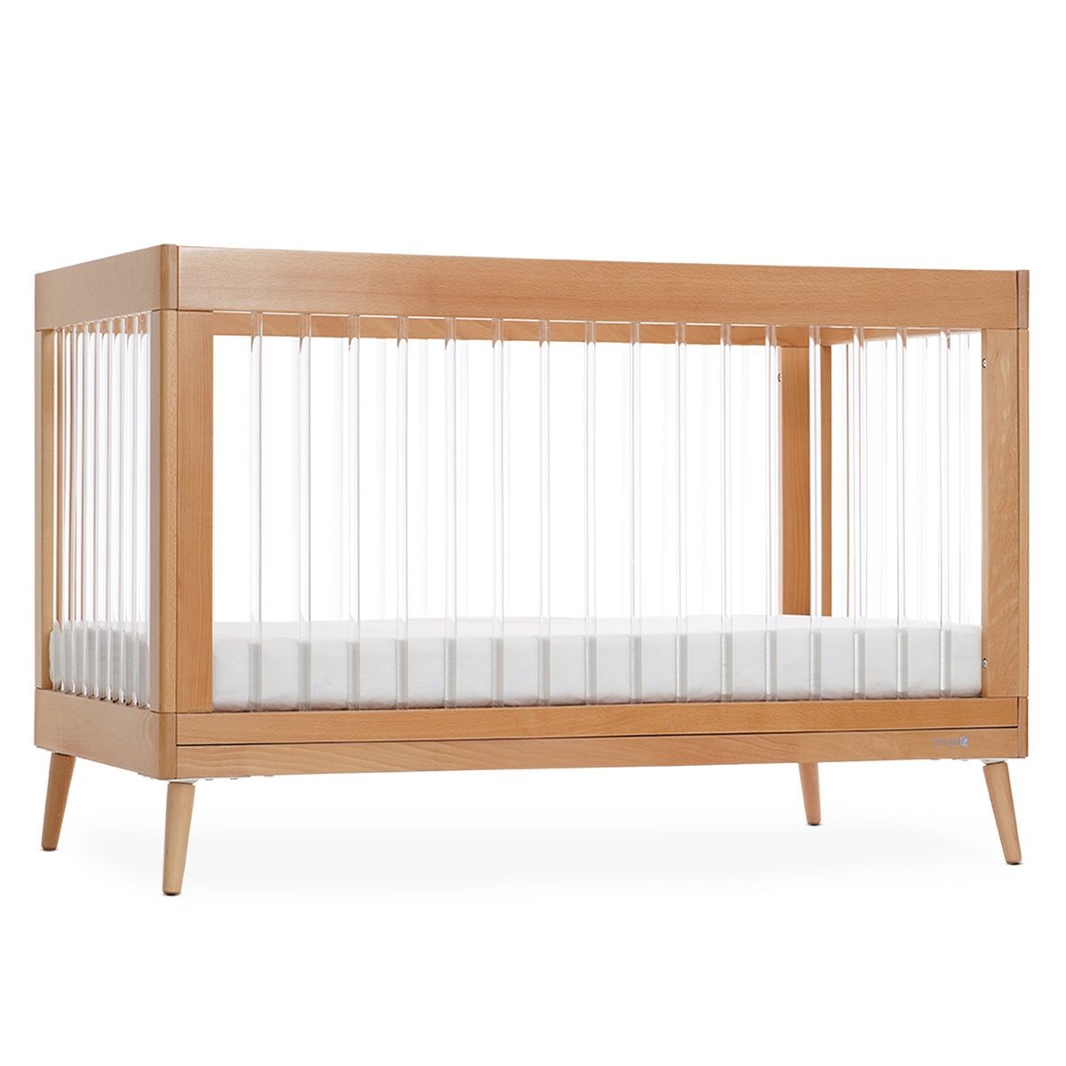 מיטת תינוק אמנדה עץ טבעי/אקריל - Amanda™ Baby Bed Natural/acrylic 130x70 cm מיטת תינוק אמנדה עץ טבעי/אקריל - Amanda™ Baby Bed Natural/acrylic 130x70 cm