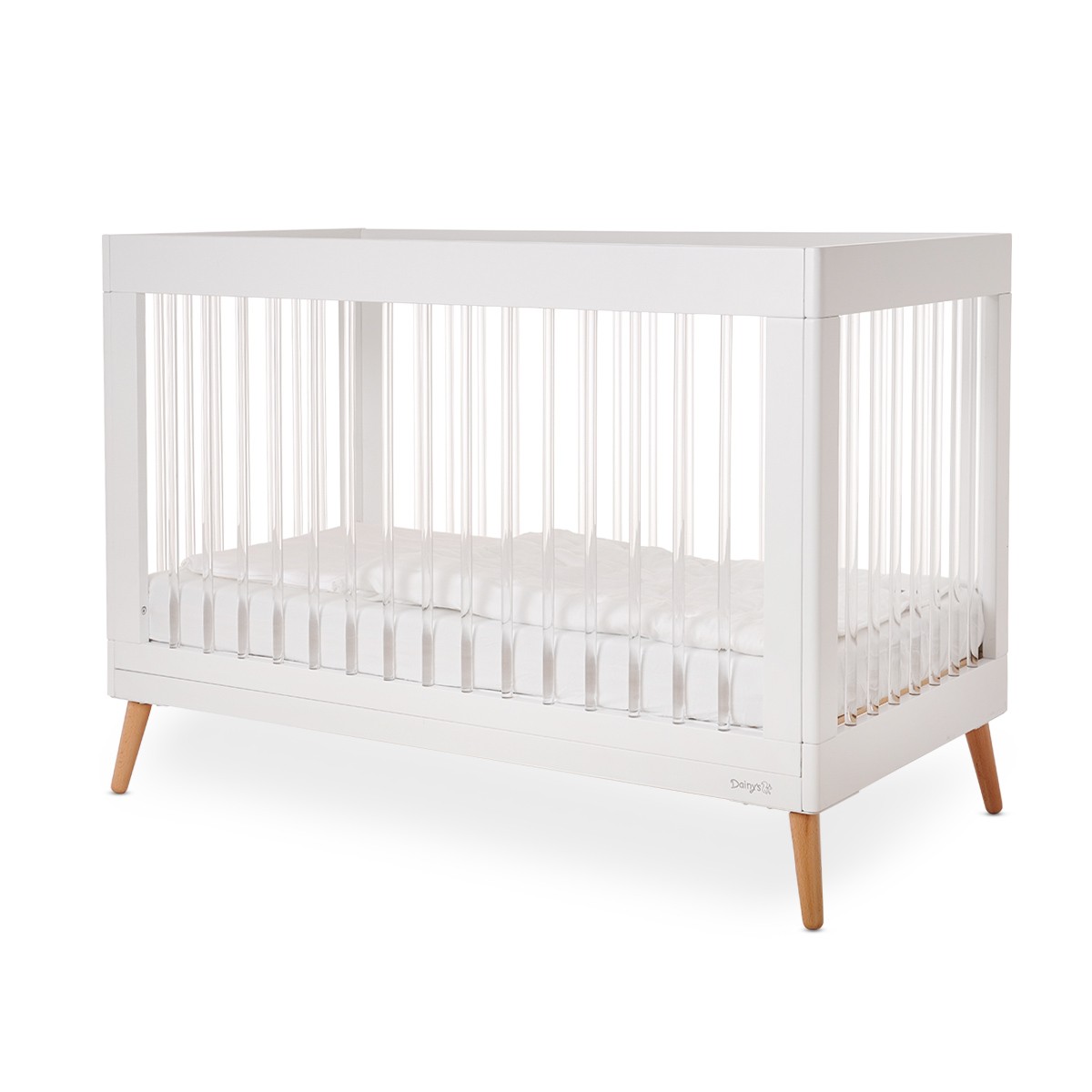 מיטת תינוק הילס לבן/אקריל – Hills™ Baby Bed White/acrylic 120×60 cm מיטת תינוק הילס לבן/אקריל – Hills™ Baby Bed White/acrylic 120×60 cm