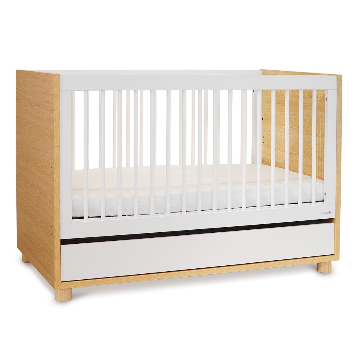מיטת תינוק קורי לבן/עץ – Corry™ Baby Bed White/Wood 130×70 cm מיטת תינוק קורי לבן/עץ – Corry™ Baby Bed White/Wood 130×70 cm