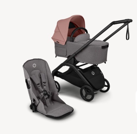 בוגבו דרגונפליי פלוס-Bugaboo Dragonfly Plus- בדים אפור מלאנג', גגון שחור בוגבו דרגונפליי פלוס-Bugaboo Dragonfly Plus- בדים אפור מלאנג', גגון שחור