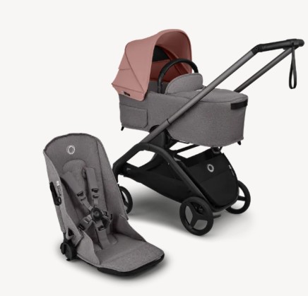בוגבו דרגונפליי פלוס-Bugaboo Dragonfly Plus- בדים אפור מלאנג', גגון חול מדבר בוגבו דרגונפליי פלוס-Bugaboo Dragonfly Plus- בדים אפור מלאנג', גגון חול מדבר