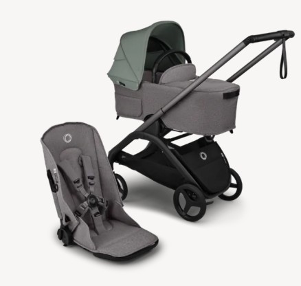 בוגבו דרגונפליי פלוס-Bugaboo Dragonfly Plus- בדים אפור מלאנג', גגון ורוד דאסטי בוגבו דרגונפליי פלוס-Bugaboo Dragonfly Plus- בדים אפור מלאנג', גגון ורוד דאסטי